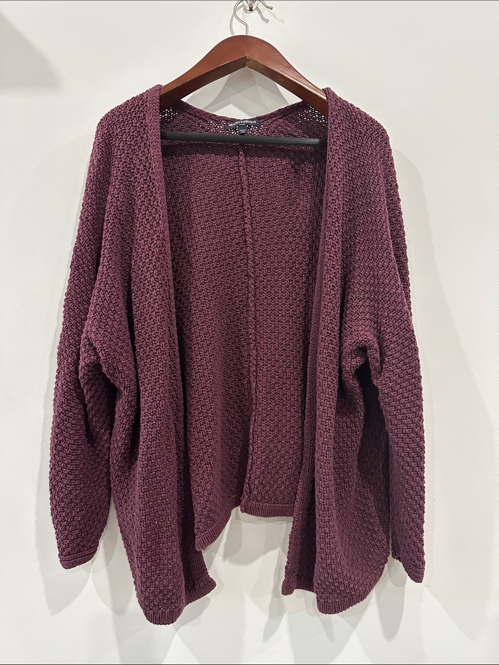 Burgundy Caroline Cardigan / Voltaire Cardigan
